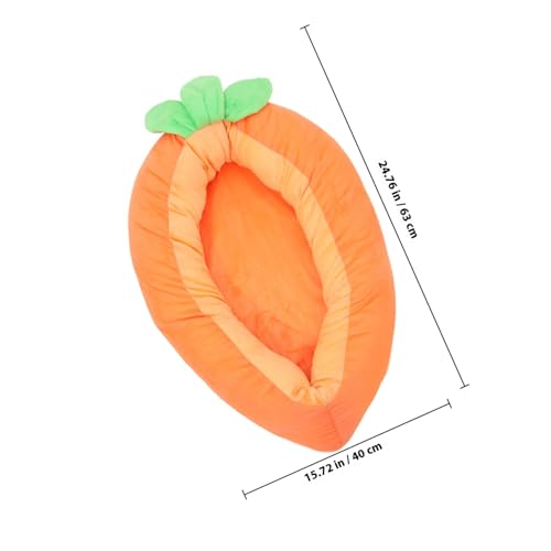 BELLIFFY Kreatives Karotten kaninchenbett Haustiernest für Kleine Hunde Katzen und Kaninchen Gemütlicher Schlafplatz Vielseitig Tragbar und Komfortabel für Ruhige Zufällige Farbe BELLIFFY Kreatives Karotten kaninchenbett Haustiernest für Kleine Hunde Katzen und Kaninchen Gemütlicher Schlafplatz Vielseitig Tragbar und Komfortabel für Ruhige Zufällige Farbe von BELLIFFY