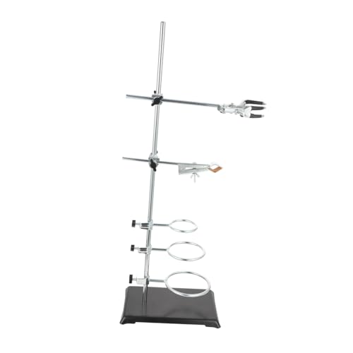 BELLIFFY Laborinstrumentenhalter Metallgestell Verstellbar Stabil Kompakt Leicht Tragbar Vielseitig für Chem Kit Experimente im Labor von BELLIFFY
