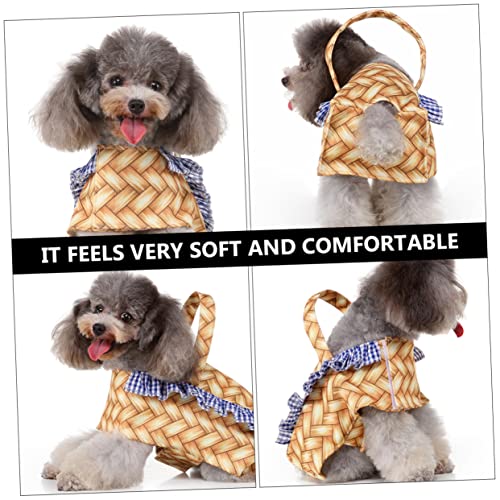 BELLIFFY Lustiges Hunde Kostüm Korbform Atmungsaktiv Bequem für Haustier Cosplay Halloween Weihnachten Party Geeignet BELLIFFY Lustiges Hunde Kostüm Korbform Atmungsaktiv Bequem für Haustier Cosplay Halloween Weihnachten Party Geeignet von BELLIFFY