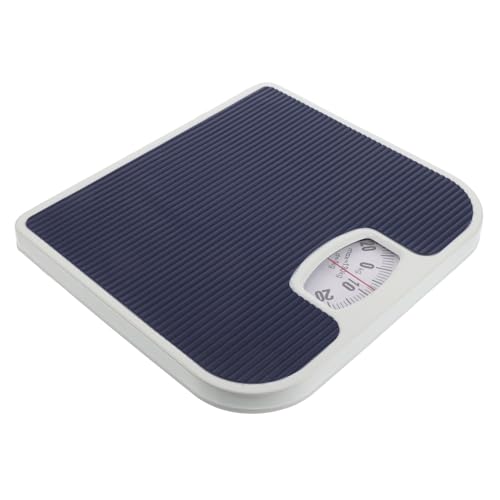 BELLIFFY Mechanische Personenwaage für Präzise Gewichtsbestimmung Robuste Badezimmerwaage Batterien für Gesundheitsmanagement und Fitness Tiefblaue Farbe für Zuhause und Büro BELLIFFY Mechanische Personenwaage für Präzise Gewichtsbestimmung Robuste Badezimmerwaage Batterien für Gesundheitsmanagement und Fitness Tiefblaue Farbe für Zuhause und Büro von BELLIFFY