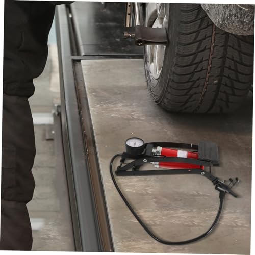 BELLIFFY Multifunktionale Fußpumpe für Autoreifen Tragbar mit Manometer Rutschfestem Pedal Geeignet für Auto Motorrad Fahrrad Bälle und Aufblasbare Gegenstände BELLIFFY Multifunktionale Fußpumpe für Autoreifen Tragbar mit Manometer Rutschfestem Pedal Geeignet für Auto Motorrad Fahrrad Bälle und Aufblasbare Gegenstände von BELLIFFY