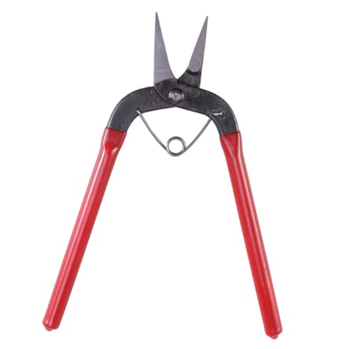 BELLIFFY Multifunktionale Haushaltszange aus Karbonstahl Flache Schmuckzange mit Feiner Spitze Ergonomische Griffe für Komfortable Handhabung zum Biegen von Draht Ringen und Perlen von BELLIFFY