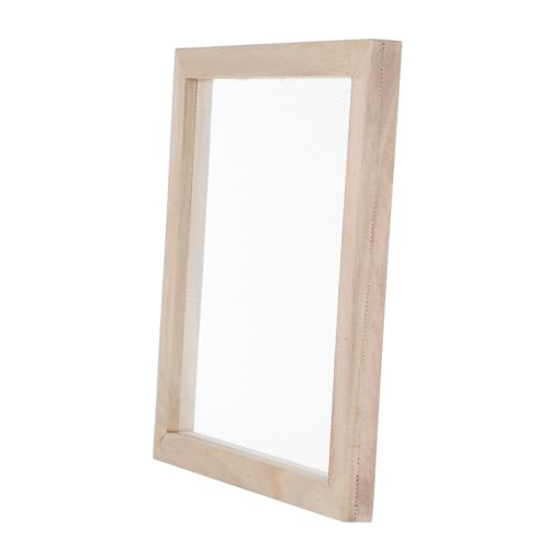 BELLIFFY Papierherstellungsrahmen aus Holz Stabiles DIY Papiermachen für Leichter Tragbarer Bastelrahmen Kreativität und Motorischen Fähigkeiten bei Schulprojekten BELLIFFY Papierherstellungsrahmen aus Holz Stabiles DIY Papiermachen für Leichter Tragbarer Bastelrahmen Kreativität und Motorischen Fähigkeiten bei Schulprojekten von BELLIFFY