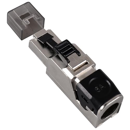 BELLIFFY Pass Through Cat Netzwerkstecker Geschirmt Werkzeuglos Kompatibel mit Ethernet Kabeln für Schnelle Verbindung und Langlebige BELLIFFY Pass Through Cat Netzwerkstecker Geschirmt Werkzeuglos Kompatibel mit Ethernet Kabeln für Schnelle Verbindung und Langlebige von BELLIFFY