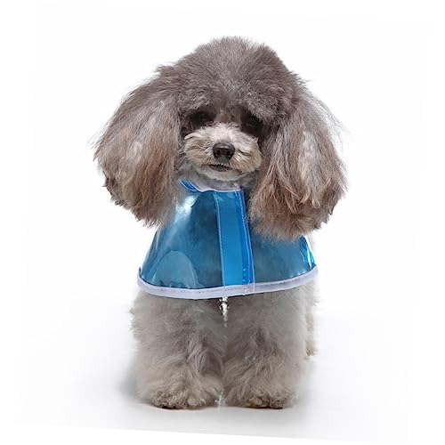 BELLIFFY Regenmantel Für Hunde Reflektierende Regenbekleidung Für Haustiere Regenjacke Mit Kapuze Für Haustiere Reflektierender Regenmantel Für Haustiere Overall Für Hunde von BELLIFFY