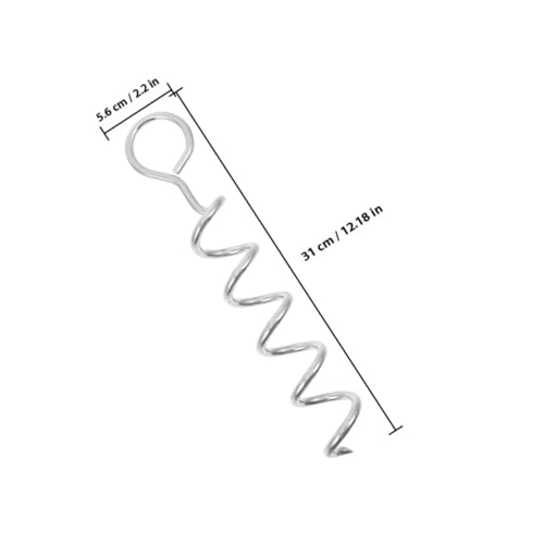 BELLIFFY Robuster Hundebodenanker mit Griff Wetterfester Erdanker für Hunde Stabiler Bodenspieß für Outdoor zum Sichern von Zelten Rasen und Hundeleinen Einfach zu Handhaben und Stabil bei von BELLIFFY