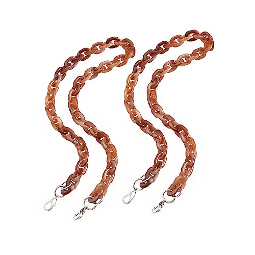 BELLIFFY Stylische Lange Resin Bag Strap Kreative Mini Taschenkette für Damen für Umhängetaschen Schultertaschen und Mehr Granite von BELLIFFY