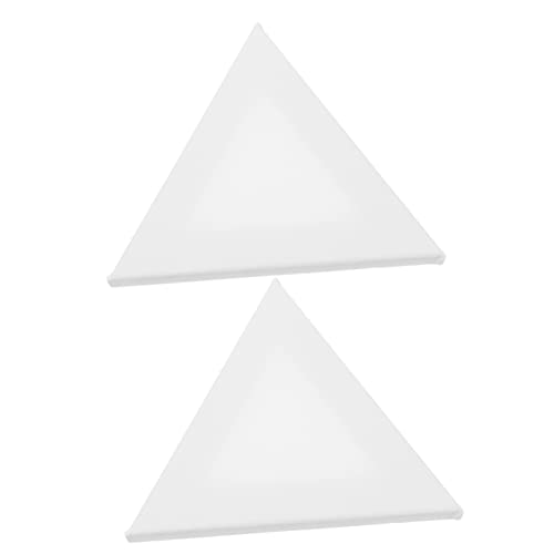 BELLIFFY 2stücke Unregelmäßiger Ölgemälderahmen Acryl Zeichenbrett Für Künstlerstudenten Weiß von BELLIFFY