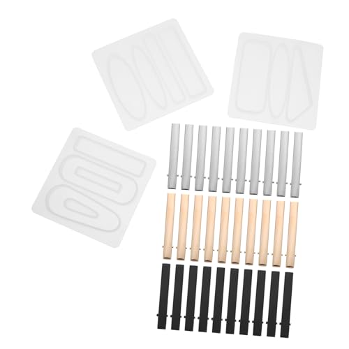 BELLIFFY Teiliges DIY Haarnadel Silikonform mit Langlebigen Formen Wiederverwendbar Einfach zu Reinigen für Handgemachte Haarschmuck Herstellung und Kreative Bastelprojekte von BELLIFFY