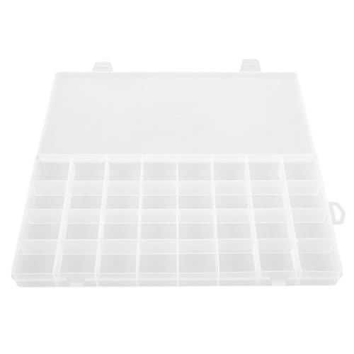 BELLIFFY Transparente Aufbewahrungsbox mit Fächern Stabile Kunststoff Organizer Box mit Deckel Kratzfest Feuchtigkeitsgeschützt für Kleine Teile Schmuck Perlen und Bastelbedarf BELLIFFY Transparente Aufbewahrungsbox mit Fächern Stabile Kunststoff Organizer Box mit Deckel Kratzfest Feuchtigkeitsgeschützt für Kleine Teile Schmuck Perlen und Bastelbedarf von BELLIFFY