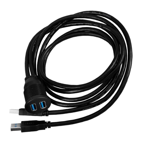 BELLIFFY USB Verlängerungskabel Für Armaturenbrett Und Panelmontage Mit Dual-USB-anschluss Fürs Auto Boot Und Motorrad Für Schnelle Datenübertragung BELLIFFY USB Verlängerungskabel Für Armaturenbrett Und Panelmontage Mit Dual-USB-anschluss Fürs Auto Boot Und Motorrad Für Schnelle Datenübertragung von BELLIFFY