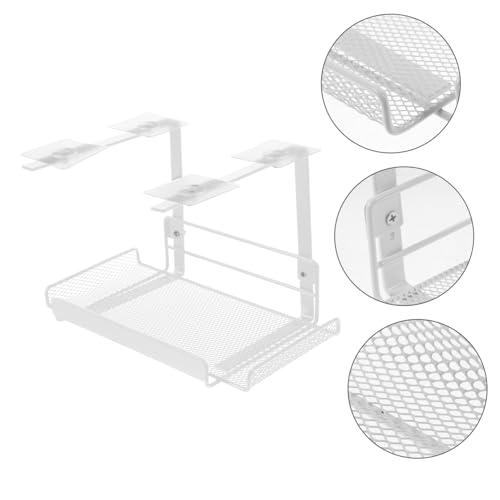 BELLIFFY Untertisch Kabelablage Regal Weiß Kleines Kabelmanagement mit Stabilem Metallnetz für Schreibtisch Kabelaufbewahrung und Ordentliche Kabelführung für Büro und Zuhause BELLIFFY Untertisch Kabelablage Regal Weiß Kleines Kabelmanagement mit Stabilem Metallnetz für Schreibtisch Kabelaufbewahrung und Ordentliche Kabelführung für Büro und Zuhause von BELLIFFY