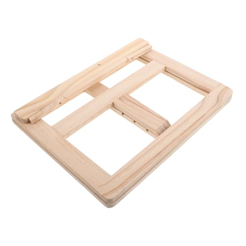 BELLIFFY Verstellbarer Holz-laptopständer mit Wärmeableitung Faltbarer Ergonomischer Buch Tablet-halter Mehrwinkelige Leseständer für Schreibtisch und Küche Stabiler Holz-lesehalter mit von BELLIFFY