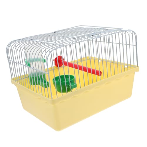 BELLIFFY Vogel Käfig Für Sittiche Tragbar Mit Ständer Futterbehälter Wassernapf Sitzstange Aus Abs Und Eisen Haltbar Und Leicht Zu Reinigen von BELLIFFY