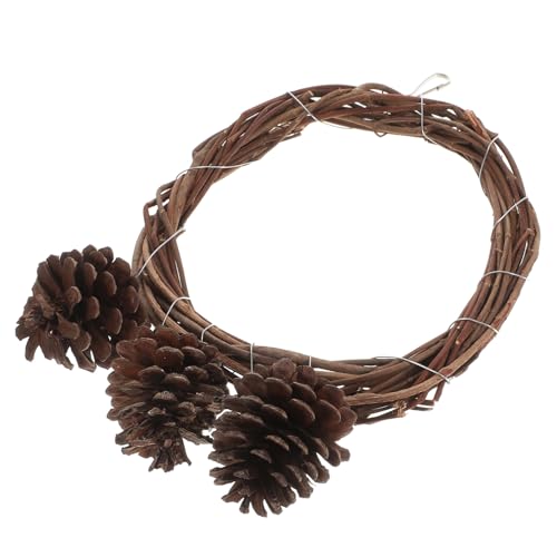 BELLIFFY Vogelspielzeug Papageien Schaukelringe aus Natürlichem Rattan Langlebige Kletter Sitzstange für Wellensittiche Nymphensittiche und Kleine Vögel Sicherer Zahnpflege spaß und von BELLIFFY