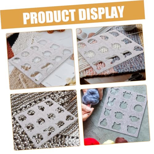 BELLIFFY Wollfilz Schablone für Trockenfilzen DIY Nadel Filzen Werkzeuge Tiermotive Applikationsvorlage für Handarbeiten und Basteln BELLIFFY Wollfilz Schablone für Trockenfilzen DIY Nadel Filzen Werkzeuge Tiermotive Applikationsvorlage für Handarbeiten und Basteln von BELLIFFY