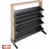 BELLISSA Hochbeet »INALTO M4«, BxHxL: 32 x 100 x 100 cm, verzinkter Stahl - silberfarben von BELLISSA