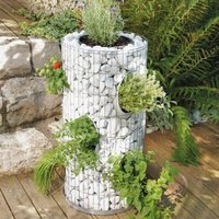 Kräuterturm ø 40/26 h 80 cm Turm Kräuter Schnecke Spirale Höhe Stein - Bellissa Kräuterturm ø 40/26 h 80 cm Turm Kräuter Schnecke Spirale Höhe Stein - Bellissa von BELLISSA