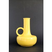 Vintage Este Keramik Gelbe Vase Aus Den 1950Er Jahren in Neuwertigem Zustand | 24x17x6cm. Wie Neuwertiger Zustand von BELLISSIMOriginalArt