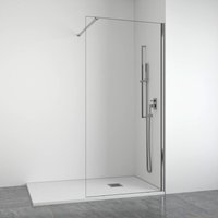 BELLOBATH – Duschwand mit feststehender Frontscheibe – Transparent – Chromprofile – Breite anpassbar 120–122 cm – Höhe 195 cm BELLOBATH – Duschwand mit feststehender Frontscheibe – Transparent – Chromprofile – Breite anpassbar 120–122 cm – Höhe 195 cm von BELLOBATH