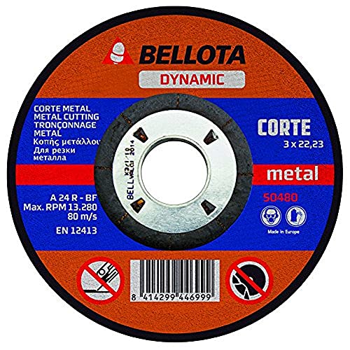 Bellota Dynamic Schleifscheibe, Metall, 115 mm von Bellota