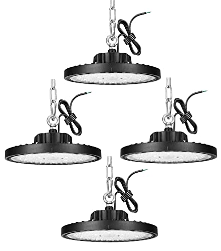 BELOEE Hallenbeleuchtung LED High-Bay Spotlight Werkstattlampe (4pcs, 100W) von BELOEE