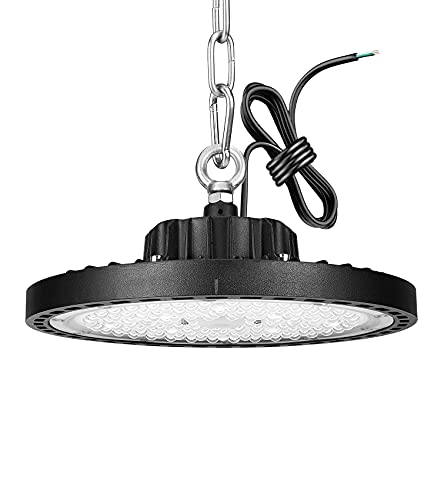 BELOEE 150W LED UFO Industrielampe, 15000LM LED Hallenstrahler, IP65 für Hallenbeleuchtung 6500K, LED High Bay Licht für Deckenleuchte, Hallenbeleuchtung, Werkstattbeleuchtung von BELOEE