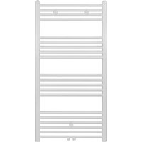 Badheizkörper - Mittelanschluss Weiß - 1200 x 500 (HxB)-537W - Weiß Ral 9016 Pe von BELRAD