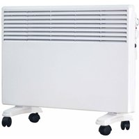 Elektroheizkörper Wand-Konvektor E-Heizung wandhängend/mobil 2000W 820x500x120mm - Weiß von BELRAD