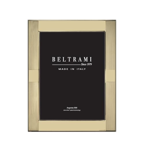 Belcom 1 SCHMALER EMPIRE-FOTORAHMEN GOLD CM13X18, Holz Miro‘ Silbermetall Glas Karton, oder von Belcom