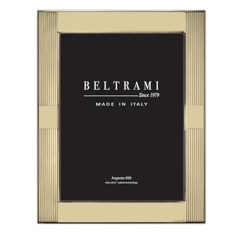 Belcom 1 SCHMALER EMPIRE-FOTORAHMEN GOLD CM18X24, Holz Miro‘ Silbermetall Glas Karton, oder von Belcom