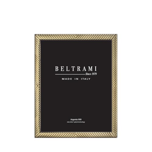Belcom 1 SEHR SCHMALER FOTORAHMEN TORCHON GOLD CM10X15, Holz Miro‘ Silbermetall Glas Karton, oder von BELTRAMI