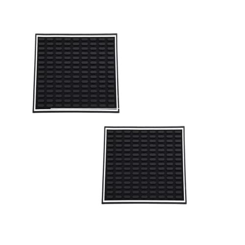 BELUAPI 2 x Premium-Barmatte, verschüttete Matte für Heimbar-Dekoration, ungiftig, dicke Verschüttungsmatte, rutschfeste Gummi-Stangen-Auslaufmatte, rutschfest, hitzebeständig, schützendes Werkzeug von BELUAPI