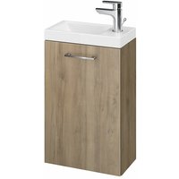 Lara Unterschrank mit Waschbecken Nuss (39,2x59x21,5cm) - Nuß - Belvit von BELVIT