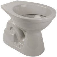 Belvit - Stand-WC Manhattan Grau Tiefspüler Abgang Boden (senkrecht) 555x350x390 - Grau von BELVIT