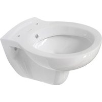 Belvit - Wand Hänge wc Weiß Abgang Wand (waagerecht) Taharet Bidet - Weiß von BELVIT