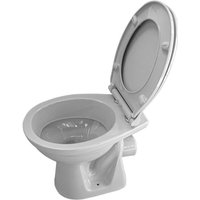 Belvit - Stand wc Manhattan Grau Abgang Wand mit Softclose-Deckel von BELVIT