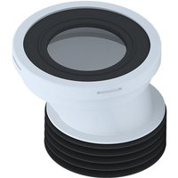 WC Anschlußstutzen Exzentrischer Anschluss Abfluss Rohr Versatz Stutzen ø90 20mm - Weiß von BELVIT