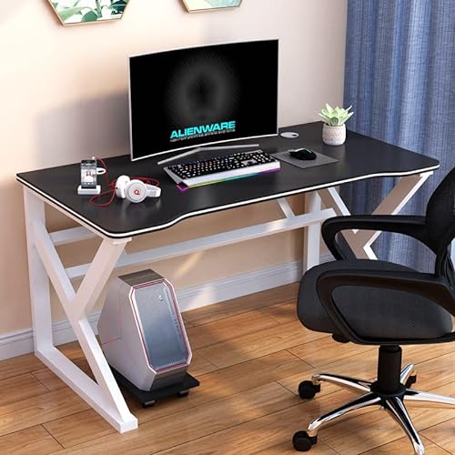 Gaming-Schreibtisch Ich habe den robusten Schreibtisch für das Heimbüro, den PC, den Laptop, die Workstation, den Gaming-Computertisch, den Arbeitstisch für den PC, den großen Computertisch für von BELWEIS