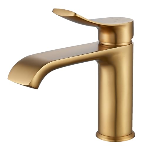 BELZ Wasserhahn Bad, Waschtischarmatur Einhandmischer Armatur Waschbecken, Golden BELZ Wasserhahn Bad, Waschtischarmatur Einhandmischer Armatur Waschbecken, Golden von BELZ