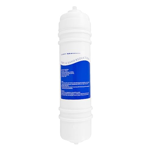 BEM Sedimentfilter, Vorfilter gegen Sand und Schmutz, M6 PP-Filter für Wasserfilter mit Wasseranschluss + Quickkupplung Winkel für Schlauch, beidseitig 1/4 Zoll BEM Sedimentfilter, Vorfilter gegen Sand und Schmutz, M6 PP-Filter für Wasserfilter mit Wasseranschluss + Quickkupplung Winkel für Schlauch, beidseitig 1/4 Zoll von BEM