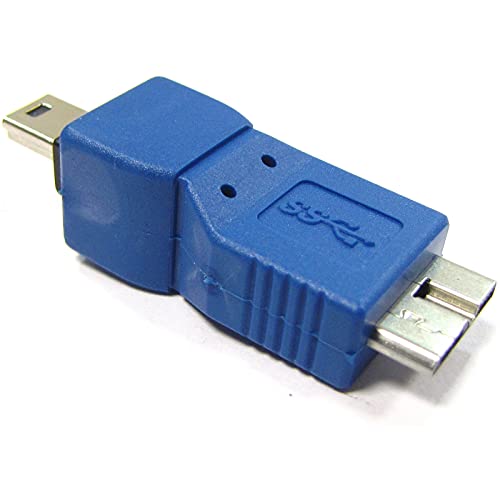 Cablematic - Adapter USB 3.0 auf USB 2.0 (Micro-USB auf mini USB B B Macho Macho) von CABLEMATIC