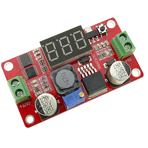 BeMatik - DC-DC-Netzteil mit Spannungsregler GLR2596E und LCD-Anzeige LM2596 DW-0431 (AK034) von BEMATIK.COM