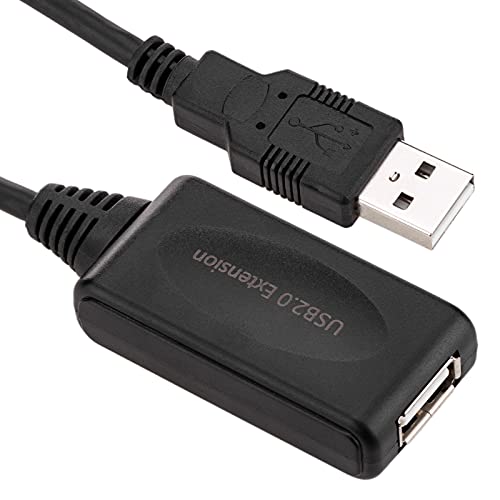 BeMatik - Erweiterung Kabel USB 2.0 Verlängerung 5m A-Stecker auf A-Buchse von BEMATIK.COM