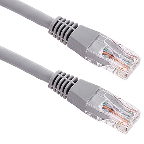 BeMatik - Ethernet-Netzwerkkabel RJ45 LSHF UTP Kategorie 6 grau 5 m von BEMATIK.COM