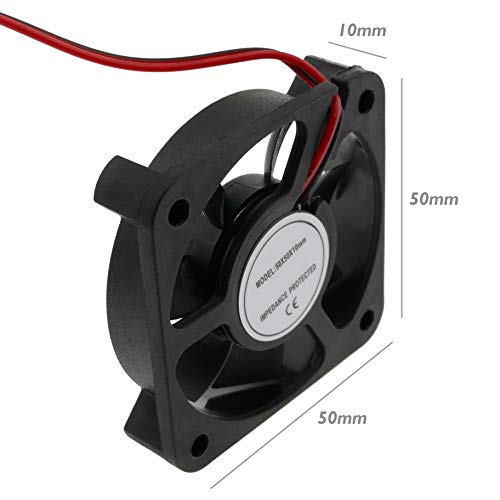 BeMatik Gehäuselüfter 50 x 50 x 10 mm 5 VDC für Gehäuse VL002 von BEMATIK.COM