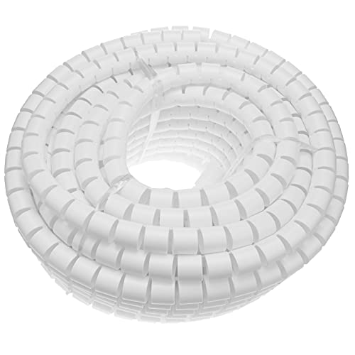 BeMatik - Kabelschlauch Kabelkanal Kabel Organisator Weisse mit Clip 20-25 mm Länge 10 m BeMatik - Kabelschlauch Kabelkanal Kabel Organisator Weisse mit Clip 20-25 mm Länge 10 m von BEMATIK.COM