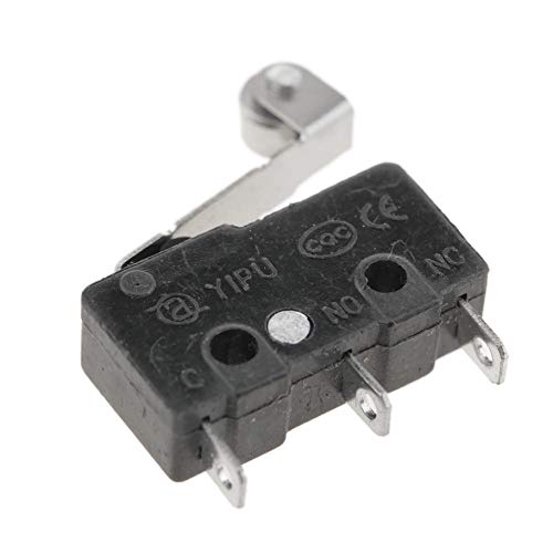BeMatik - Micro-Unterbrechung 1NO 1NC 250V 15A SPDT mit Hebel und Rad (BU065) von BEMATIK.COM