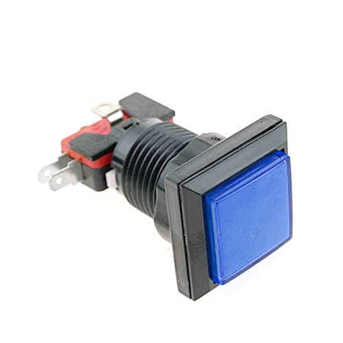 BeMatik - Momentary Arcade Taste Push Button Schalter 32x32 m 1NO 1NC 250V 15A SPDT blau mit Licht BeMatik - Momentary Arcade Taste Push Button Schalter 32x32 m 1NO 1NC 250V 15A SPDT blau mit Licht von BEMATIK.COM