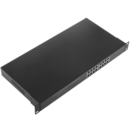 BeMatik - POE-Switch IEEE802.3af RACK19 (16 UTP + 2 Gigabit + 1 SFP-Ports) von BEMATIK.COM